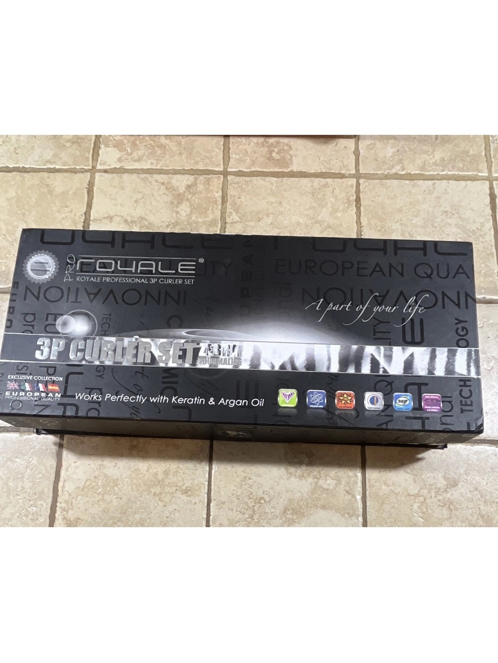 Royale 3P Curlers Set - Black & Silver